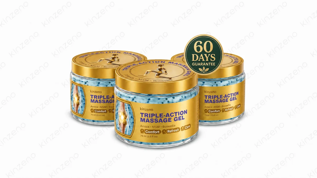 Kinzeno Triple-Action Massage Gel